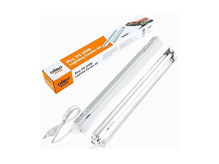 T5 HO Reptile Light Fixture UVB Lighting Combo Kit