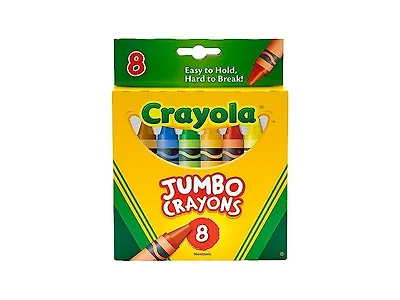 Crayola Jumbo Crayons - 8-Per Box