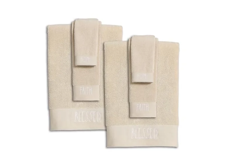 Rae Dunn 6pc Towel Set