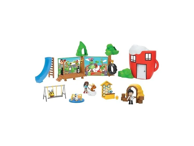 Coffee Shop and Playground Large Playset