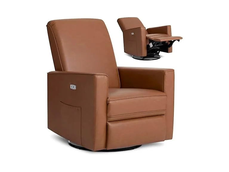 Evolur Harlow Power Glider USB Cognac