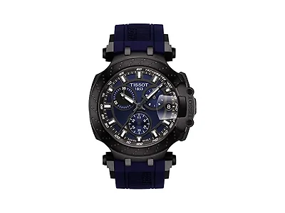Tissot T-Race Chrono Blue Silicone Mens