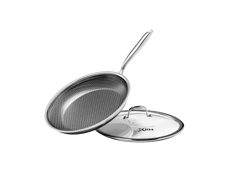 XBM Honeycomb Stainless Steel Nonstick Frying Pan