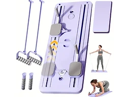 6-in-1 Portable Pilates Reformer Board