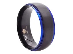 Blackjack s-bjr47bl-8 8 2 Tone Stainless Steel Band 