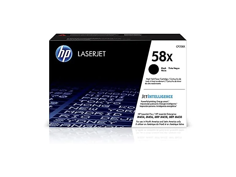 HP 58X Black Toner Cartridge, CF258X