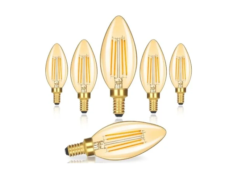 GoBright B0GXDYYFJR E12 Candelabra LED Light Bulbs