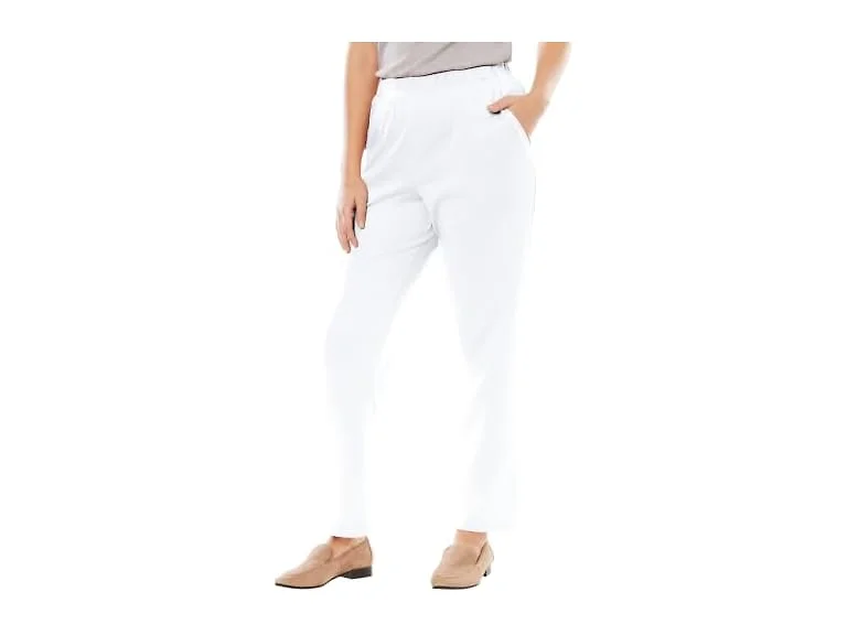 Woman Within Women (1X) 7-day Knit Pull-on Pants