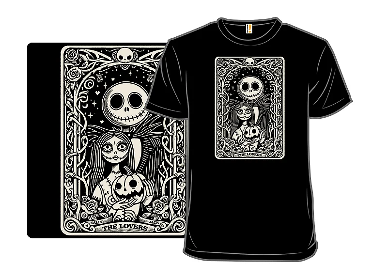 The Halloween Lovers Tarot Card