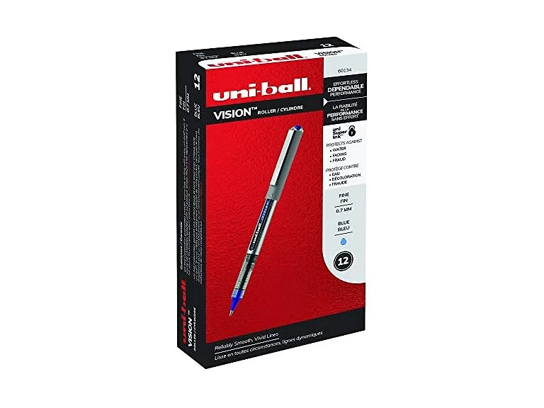 Uni-Ball Vision Rollerball Pen in Blue