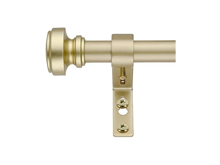 Decopolitan 3/4" Knob Curtain Rod, 18