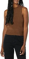 Amazon Essentials Women's Boucle Sweater Tank Top, Chocolate Heather, X-Large