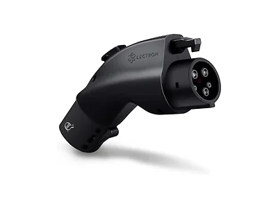 Lectron For J1772 EVs Tesla to J1772 Adapter Blk