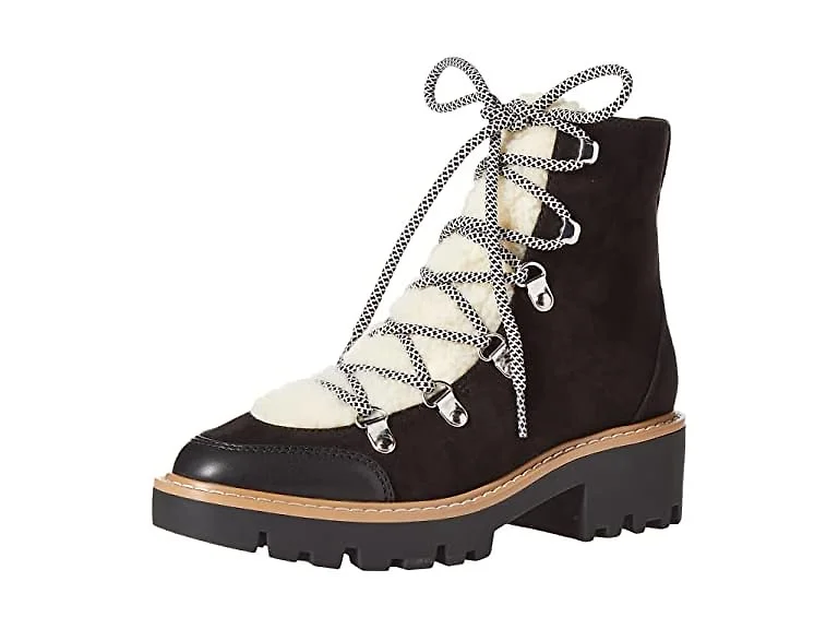 The Drop Women Caleb Shearling Hiking Boot