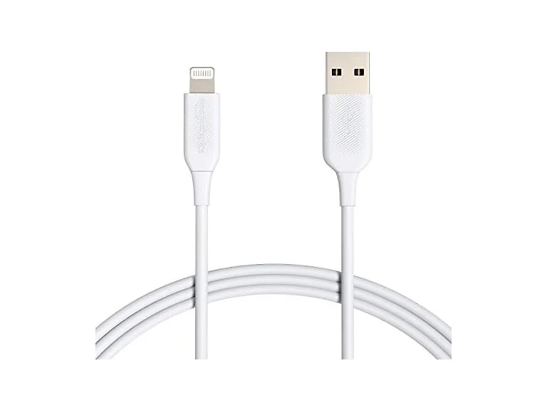 Amazon Basics 2-Pack Apple MFi Certified USB-A to Lightning Cable