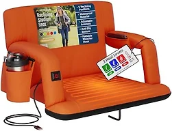 Recl H Stadium Seat w Armrests - Org