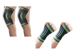 WISH WC - (4PK COMPRESSION) - KNEE x2 - PALM x2 4-Pack Com