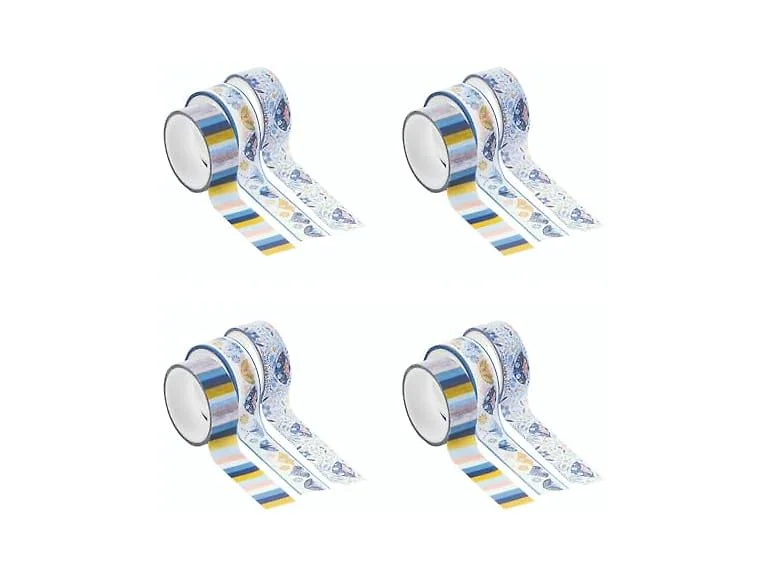 Living Grace Floral Washi Tape - Removable Rice Paper Tape