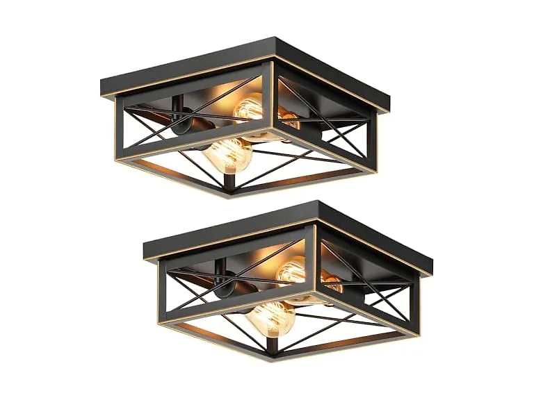 Kondras B0DDBYVBSP 2-Pack Brushed Hallway Fixtures Ceili