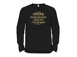 Think Before You Speak