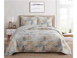 Dan River 2023 Full/Queen Reversible Printed Quilt Set (