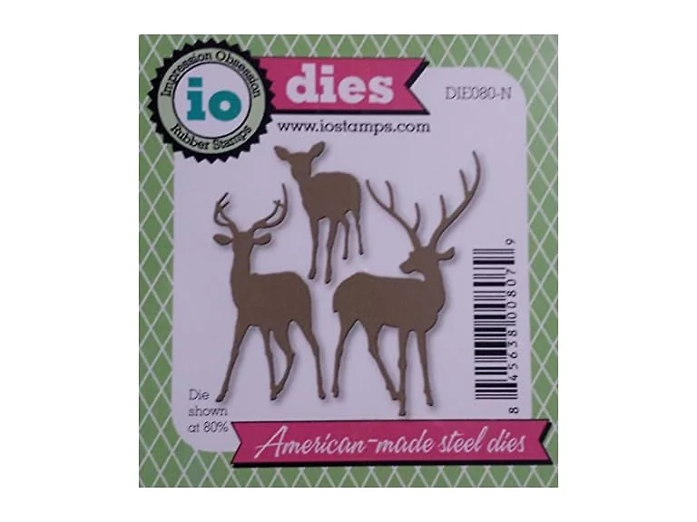 Deer Trio Steel Die for Scrapbooking