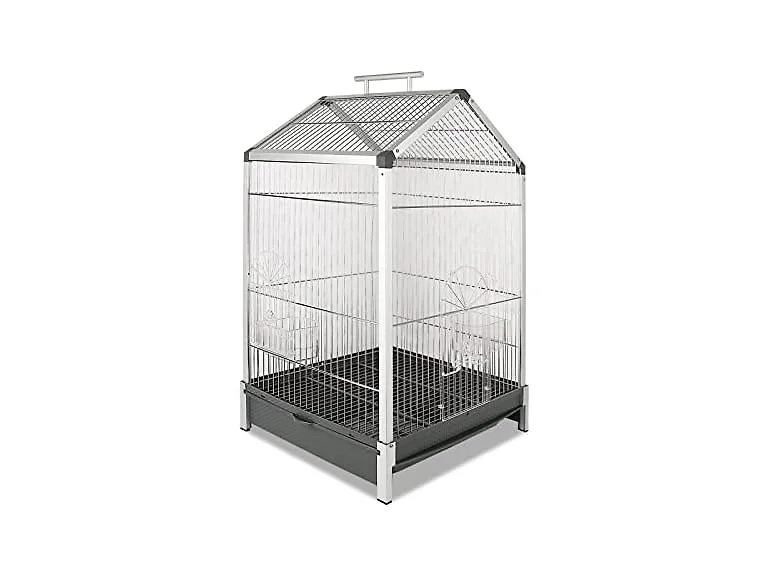 Bird Carrier Travel Cage, 21 inch with Wooden Perch