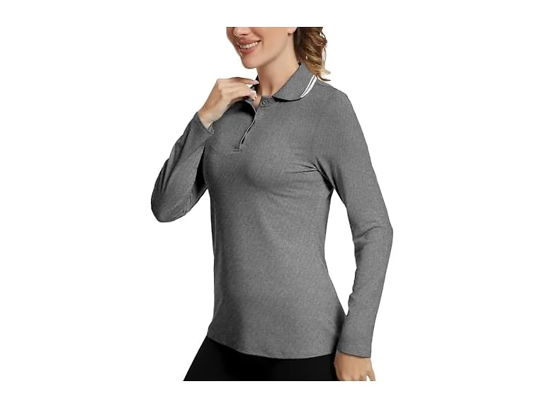 GGOV Women (M) Tops Lightweight Active Tennis Grey