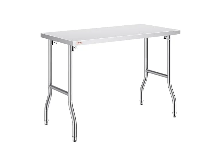 VEVOR Folding Commercial Prep Table