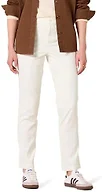 Amazon Essentials Womens High-Rise Slim-Fit Full-Length Straight-Leg Khaki Pant, Eggshell White, 4