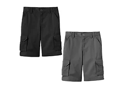 2PK Boys Stretch Cotton Cargo Shorts