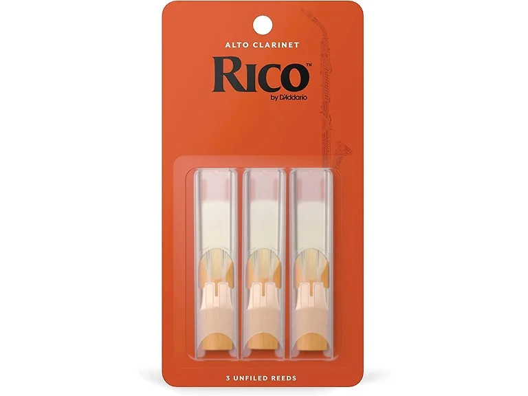(3 PACK) D’Addario Woodwinds Rico Alto Clarinet Reeds