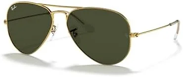 Ray-Ban RB3025 L0205 58 58-14-135 Ray-Ban RB3025 Classic  Aviator Sunglasse Gold/G-15 Green