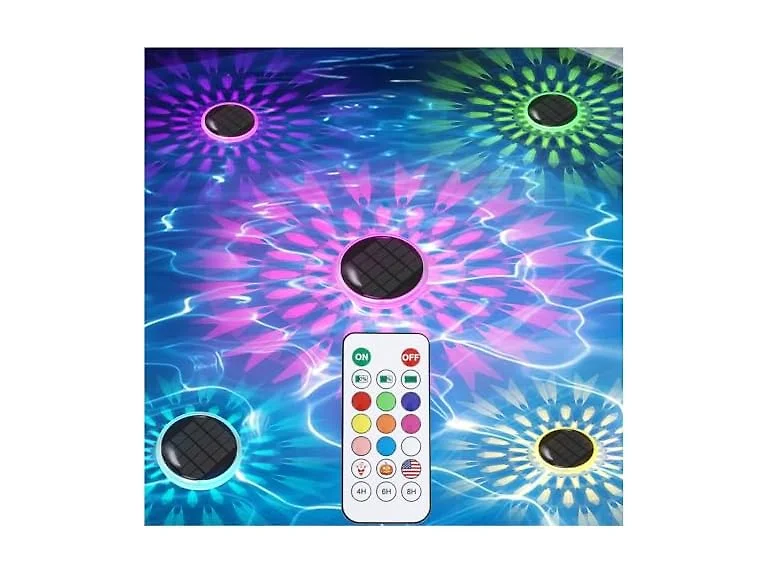 Energetic Solar Floating Pool Lights, 5 Pack