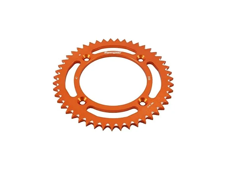 Supersprox Aluminum Rear Sprocket (520 / 51T) (Orange)