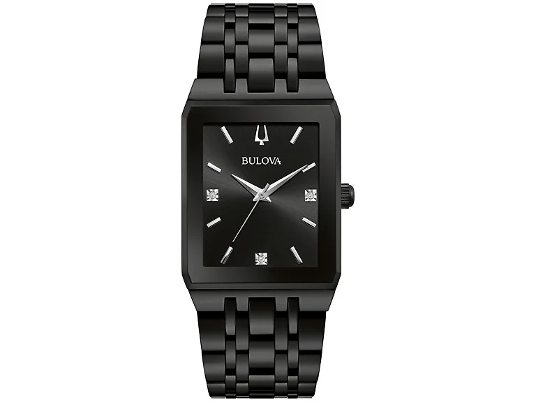Bulova Men's Modern Diamond Quadra Quartz Watch
