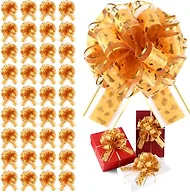 36 Pcs 6 Inch Christmas Pull Bows 