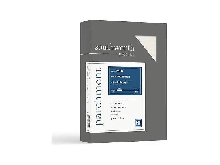 SouthwSouthworth 984C Parchment Specialty Paper Ivory