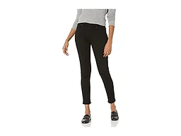 Amazon Essentials Women's Skinny Fit Mid-Rise Stretch Pull-On Jegging with Pockets - Discontinued Colors, Black, 0 Short