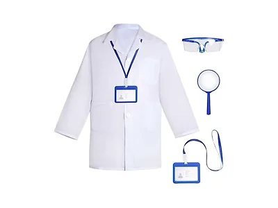 2 Pack Doctor Scientist Costume Lab Coat