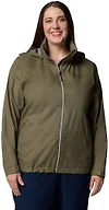 Columbia Womens Switchback IV Rain Jacket, Stone Green, Small