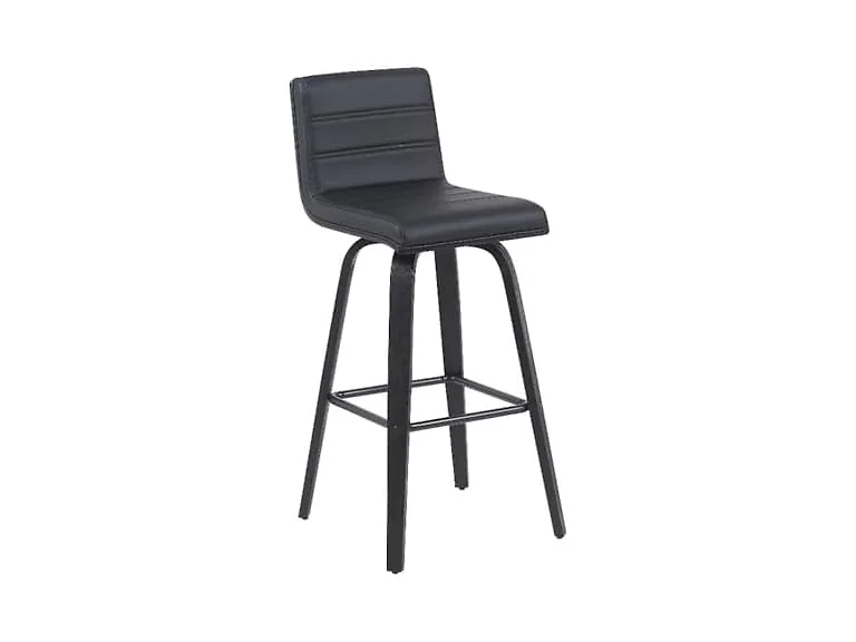 Vienna Bar Stool Black/Black Set of 3