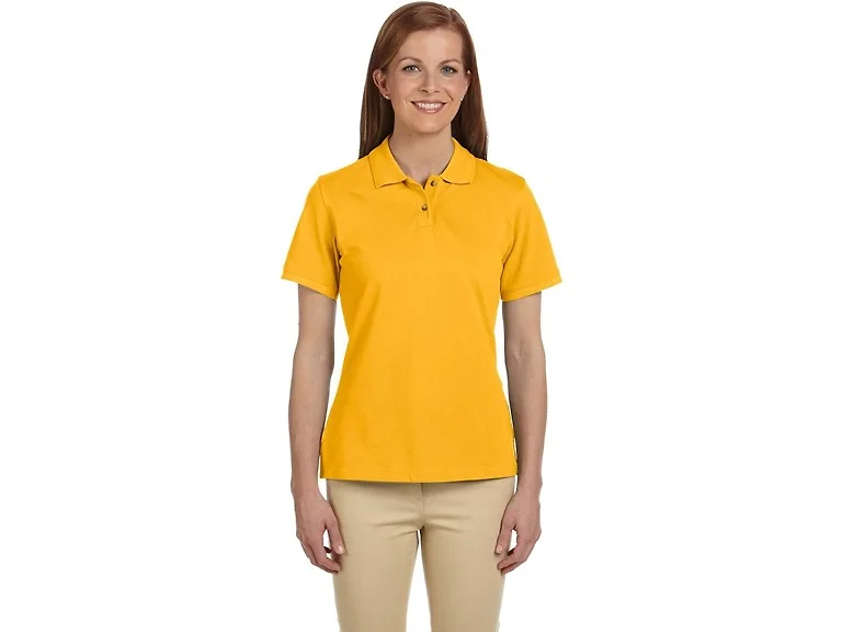 Harriton Women (L) Oz. Ringspun Cotton Pique Polo