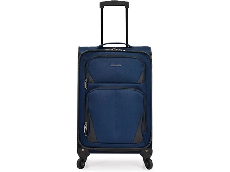 U.S. Traveler Aviron Bay Softside Navy, Carry-on 23-Inch