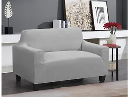 J&V Textiles STRETCH-LOVE GRAY LOVESEAT Super Stretch Co