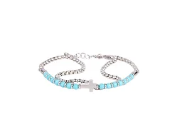 Iron Saints LGR-10-002B-03 Mens Popcorn Chain & Bracelet 