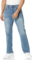 Amazon Essentials Men's Straight-Fit Bootcut Jean - Discontinued Colors, Light Wash, 30W x 28L
