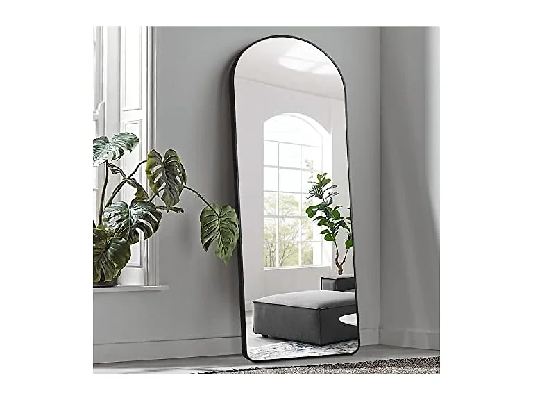 KIAYACI Full Length Floor Mirror with Stand Arched Style