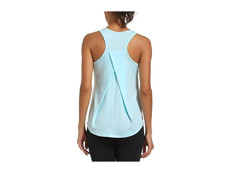 Hlxfhb Women (M) Workout Tank Tops Gym Yoga Shirts