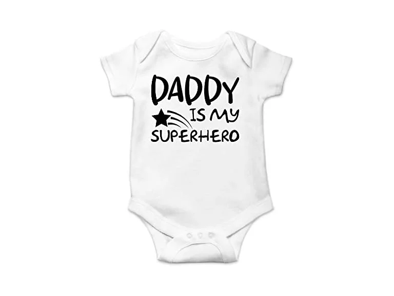 AW Fashions Boys (Newborn) Daddy My Baby Bodysuit